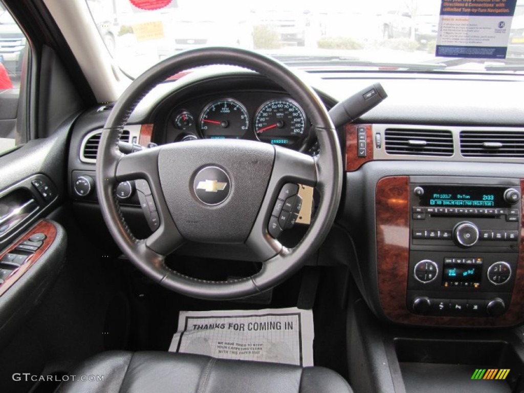 2009 Silverado 1500 LTZ Extended Cab 4x4 - Victory Red / Ebony photo #9