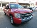 2008 Victory Red Chevrolet Silverado 1500 LT Extended Cab 4x4  photo #6