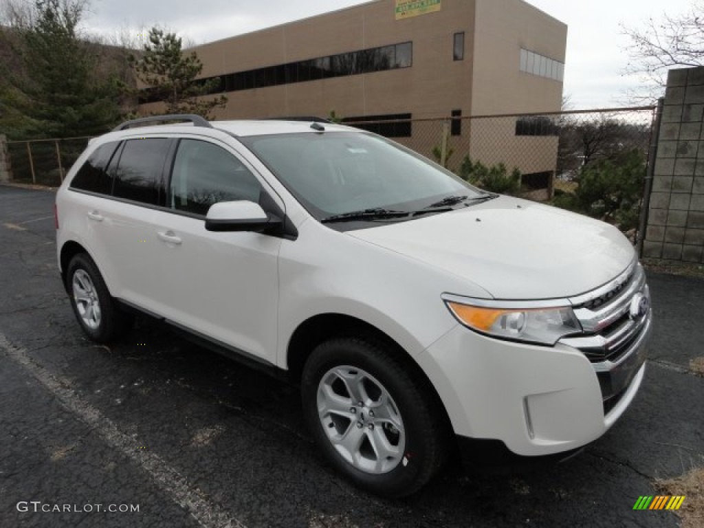 2012 Edge SEL AWD - White Platinum Metallic Tri-Coat / Charcoal Black photo #1