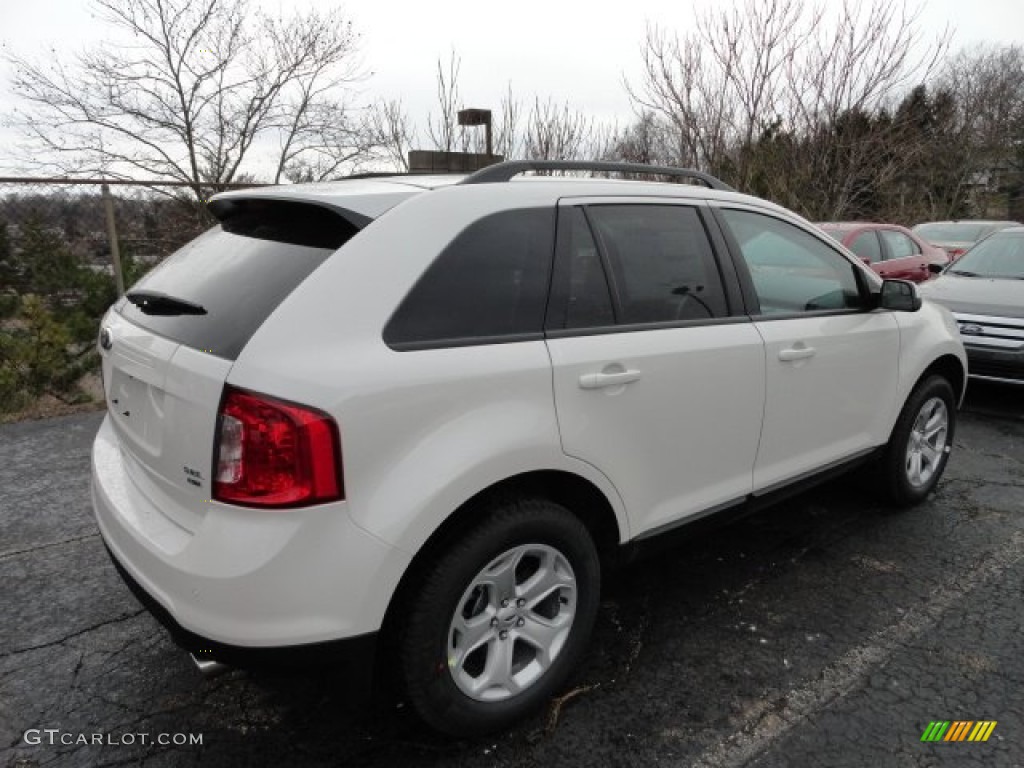 2012 Edge SEL AWD - White Platinum Metallic Tri-Coat / Charcoal Black photo #2