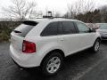 2012 White Platinum Metallic Tri-Coat Ford Edge SEL AWD  photo #2