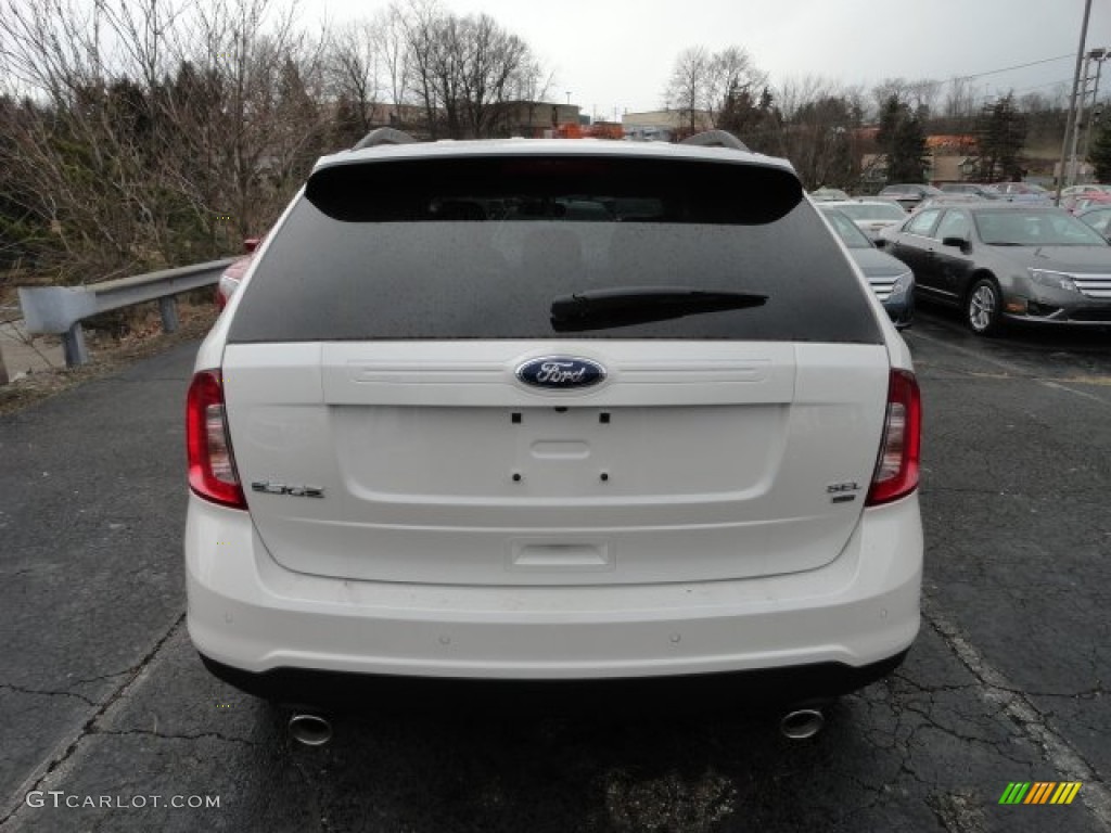 2012 Edge SEL AWD - White Platinum Metallic Tri-Coat / Charcoal Black photo #3