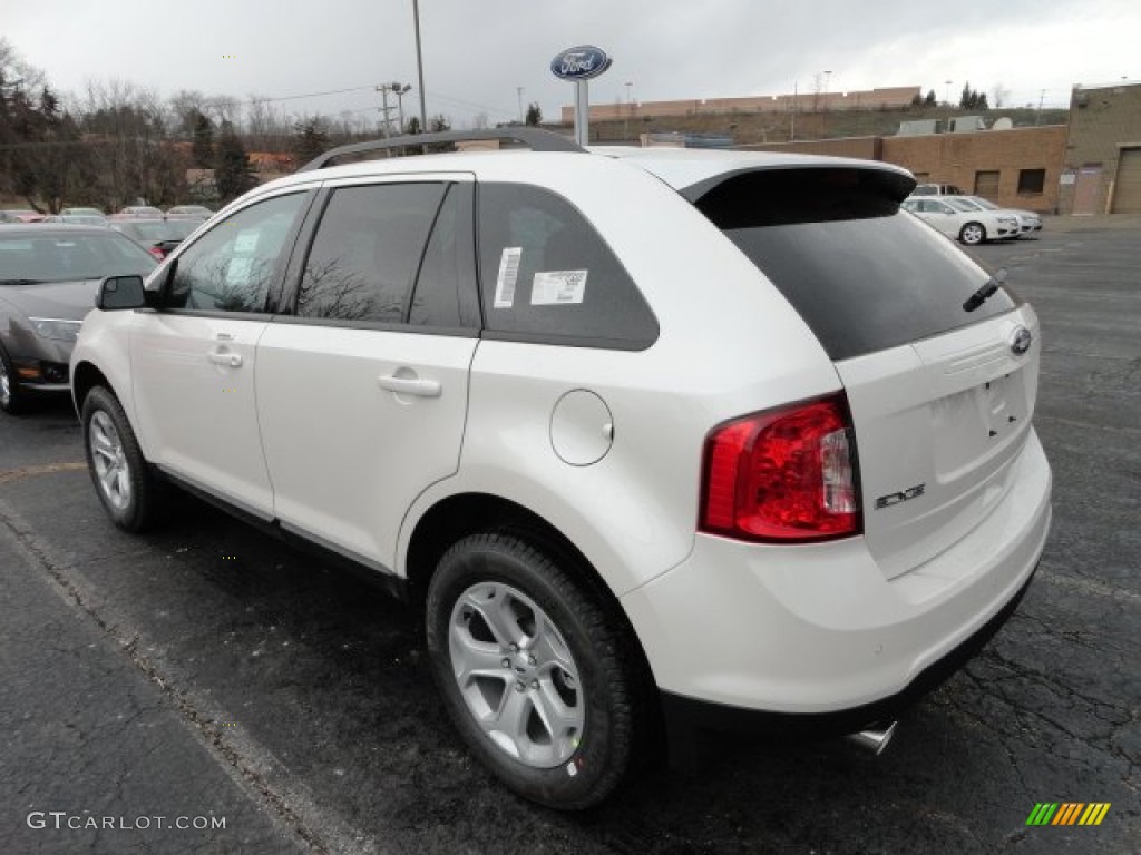2012 Edge SEL AWD - White Platinum Metallic Tri-Coat / Charcoal Black photo #4