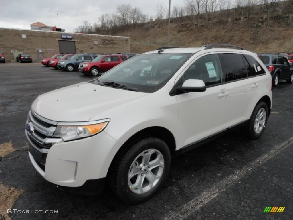 2012 Edge SEL AWD - White Platinum Metallic Tri-Coat / Charcoal Black photo #5