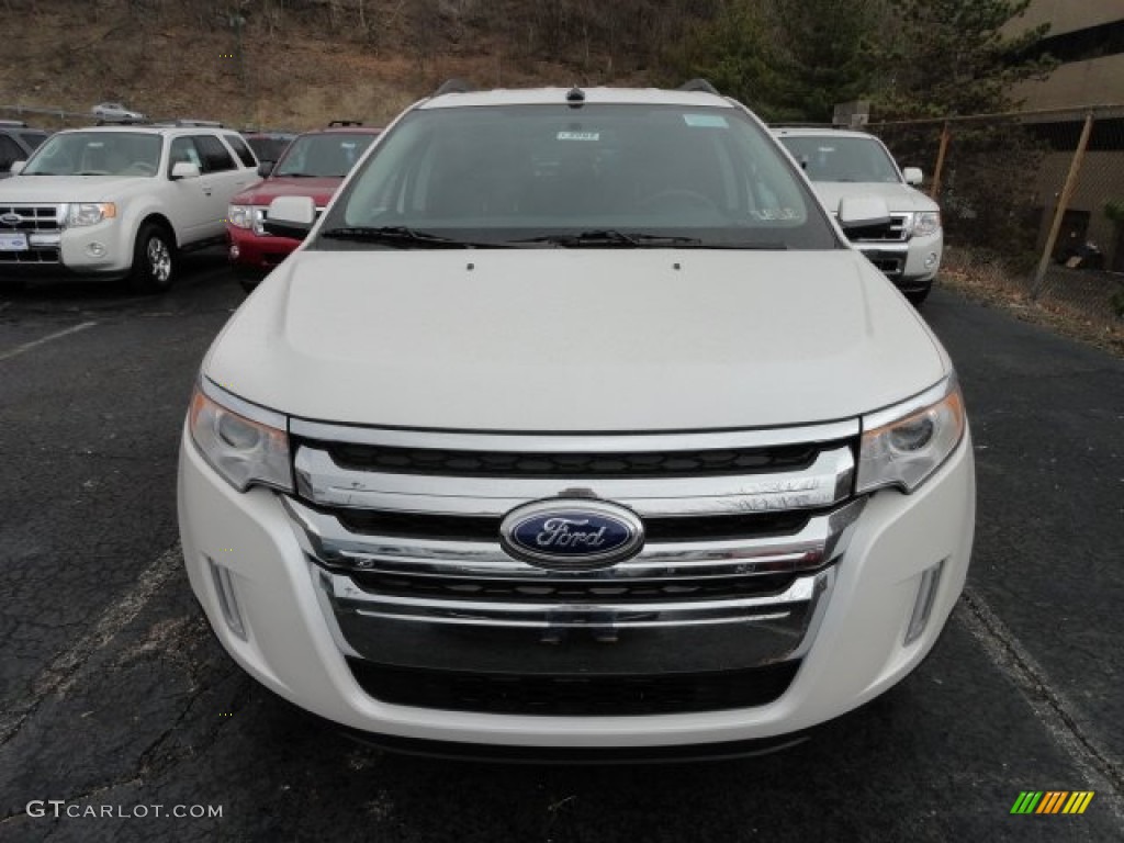 2012 Edge SEL AWD - White Platinum Metallic Tri-Coat / Charcoal Black photo #6