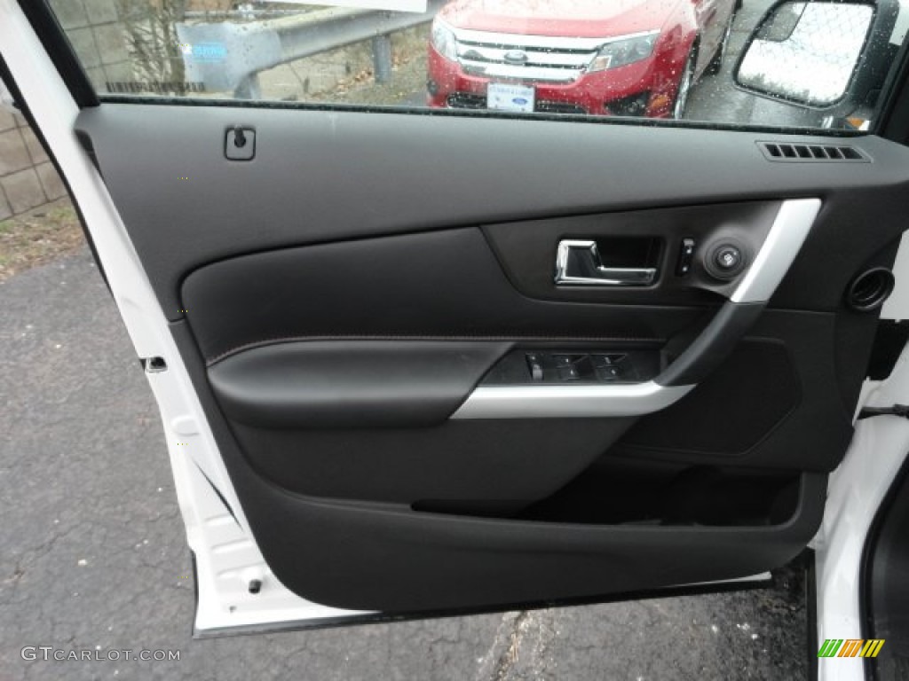 2012 Edge SEL AWD - White Platinum Metallic Tri-Coat / Charcoal Black photo #11