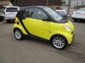 Light Yellow 2010 Smart fortwo passion coupe Exterior