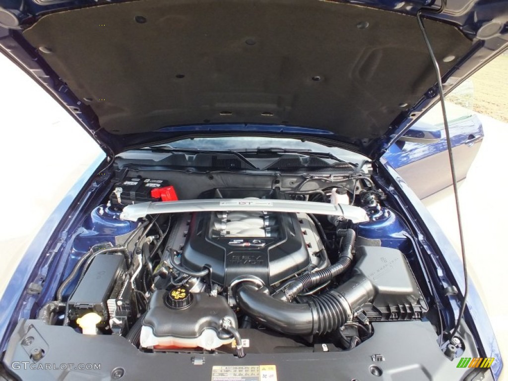 2012 Ford Mustang GT Premium Coupe 5.0 Liter DOHC 32-Valve Ti-VCT V8 Engine Photo #61348349