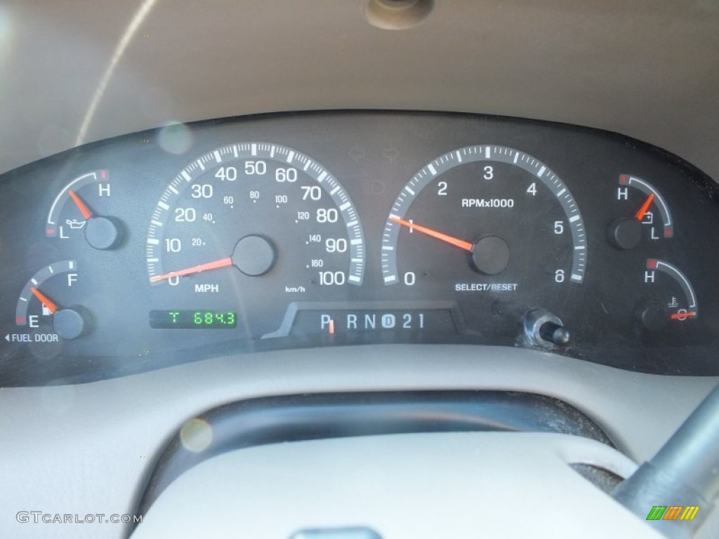 2000 Ford F150 Lariat Extended Cab Gauges Photo #61348641