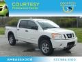 Blizzard White 2010 Nissan Titan PRO-4X Crew Cab 4x4