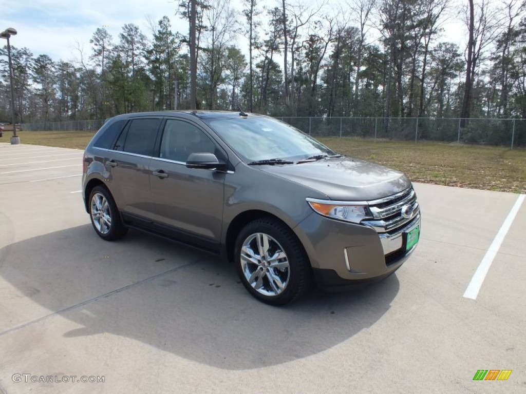 2012 Edge Limited EcoBoost - Mineral Grey Metallic / Medium Light Stone photo #1