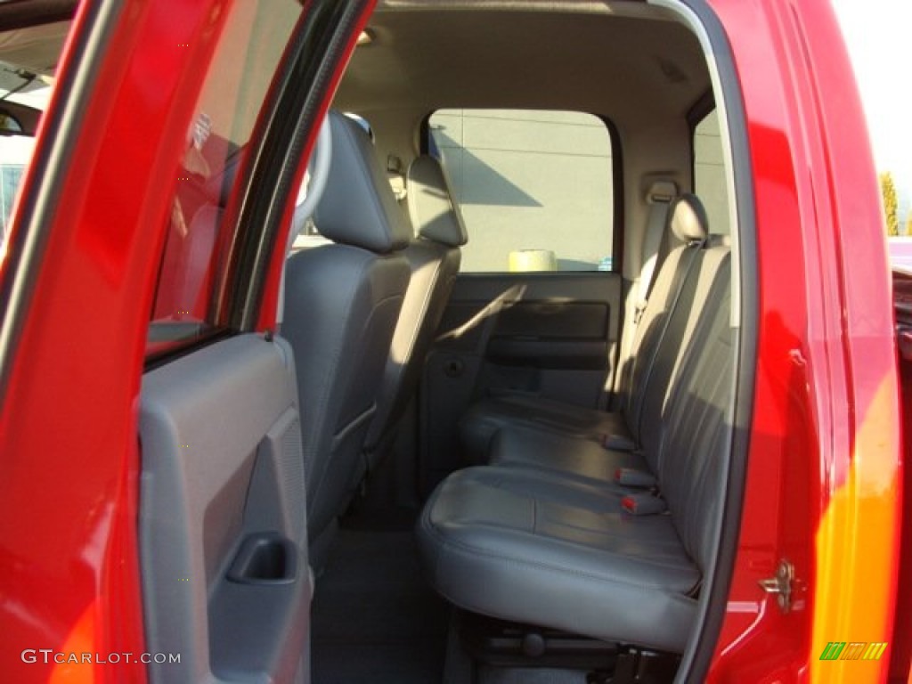 2006 Ram 1500 Laramie Quad Cab 4x4 - Flame Red / Medium Slate Gray photo #7