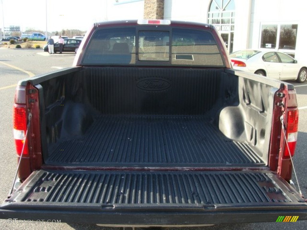 2005 F150 XLT SuperCrew 4x4 - Dark Toreador Red Metallic / Medium Flint/Dark Flint Grey photo #15