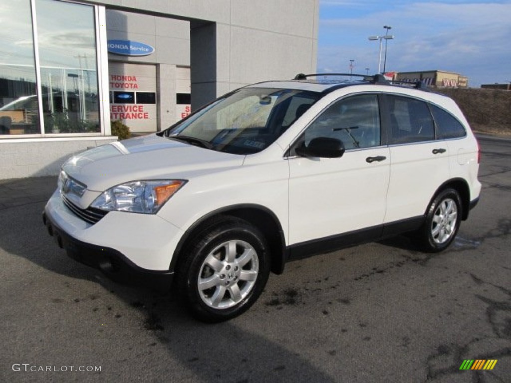 2008 CR-V EX 4WD - Taffeta White / Gray photo #2