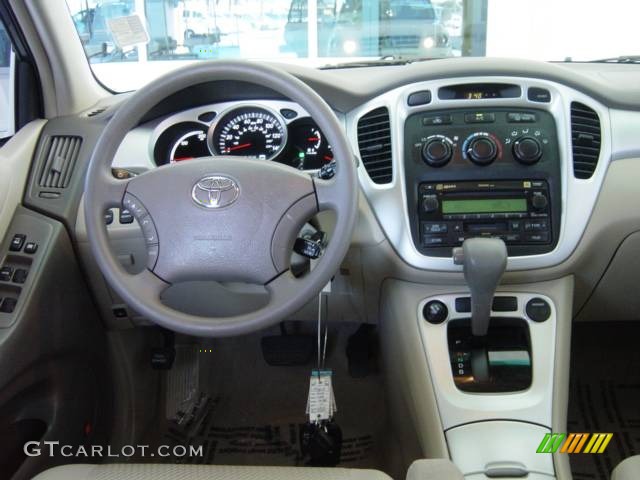 2006 Highlander Hybrid 4WD - Super White / Ivory Beige photo #13