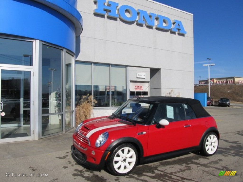 2006 Cooper S Convertible - Chili Red / Panther Black photo #1