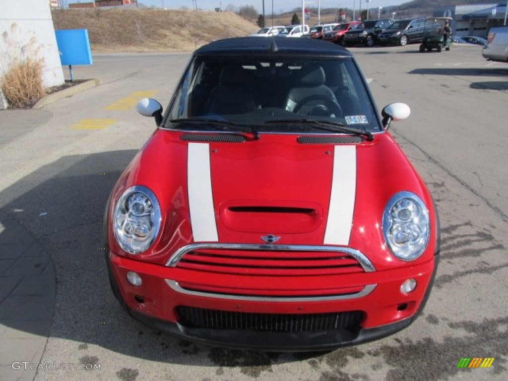 2006 Cooper S Convertible - Chili Red / Panther Black photo #3