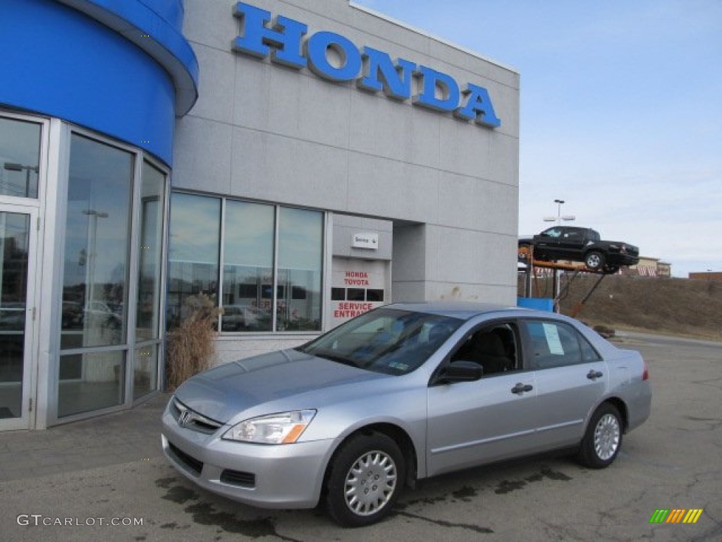 2006 Accord Value Package Sedan - Alabaster Silver Metallic / Gray photo #1