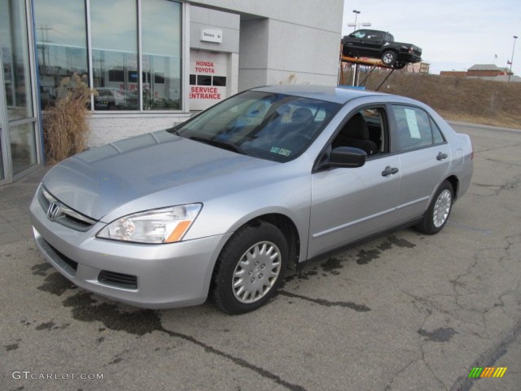 2006 Accord Value Package Sedan - Alabaster Silver Metallic / Gray photo #2