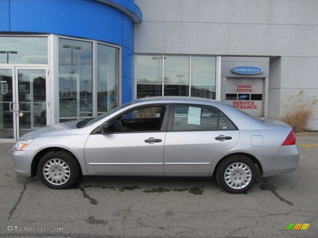 2006 Accord Value Package Sedan - Alabaster Silver Metallic / Gray photo #3