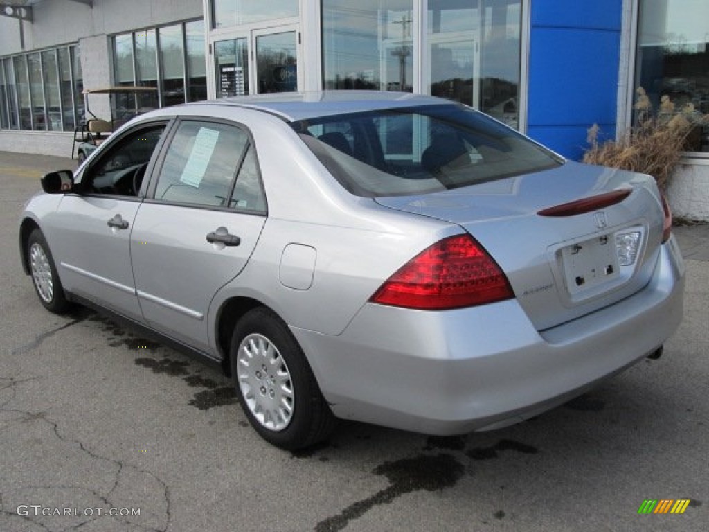 2006 Accord Value Package Sedan - Alabaster Silver Metallic / Gray photo #5