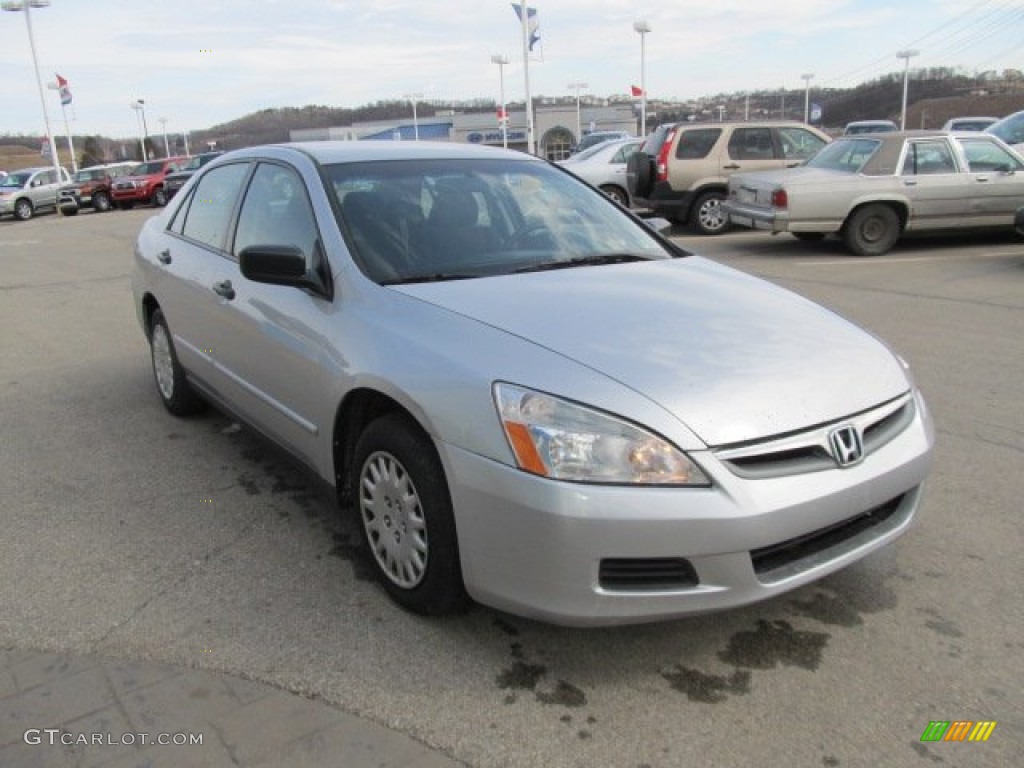 2006 Accord Value Package Sedan - Alabaster Silver Metallic / Gray photo #9