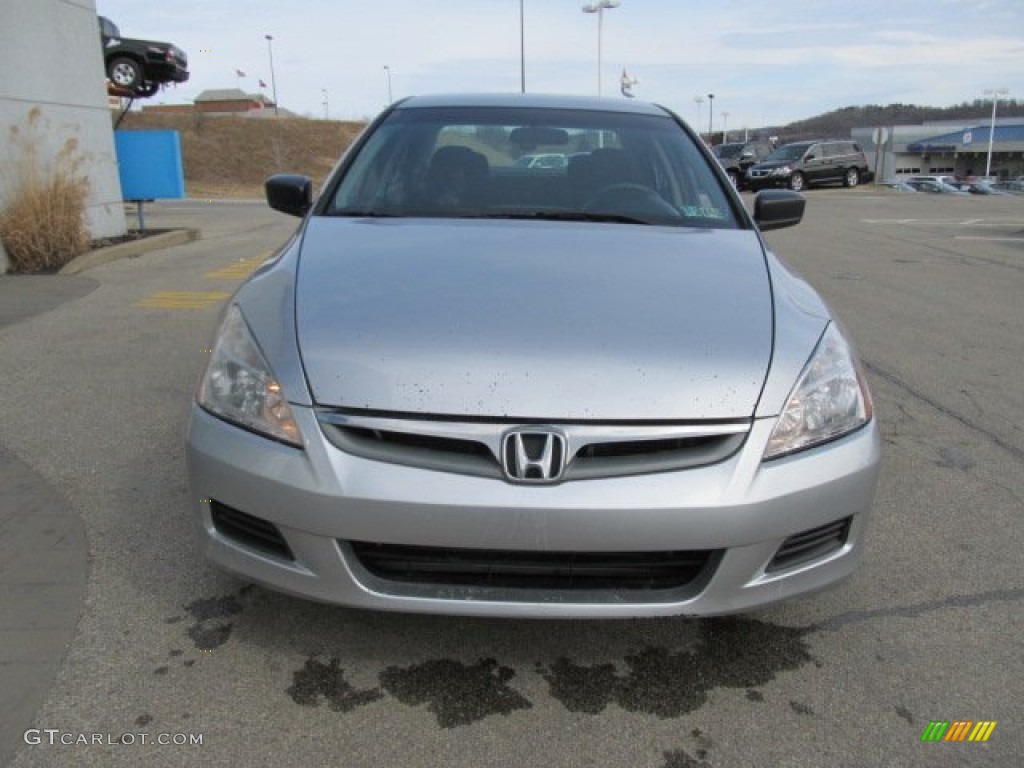 2006 Accord Value Package Sedan - Alabaster Silver Metallic / Gray photo #10