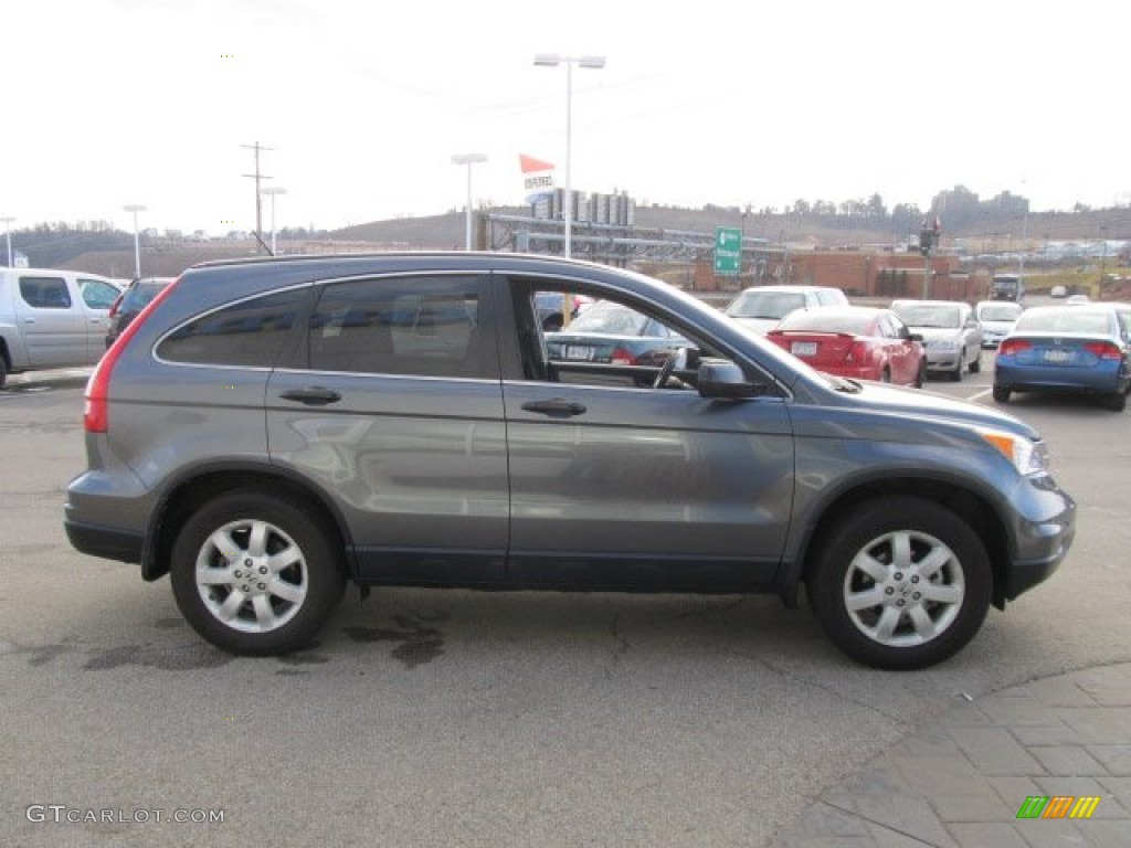 2011 CR-V SE 4WD - Polished Metal Metallic / Black photo #8