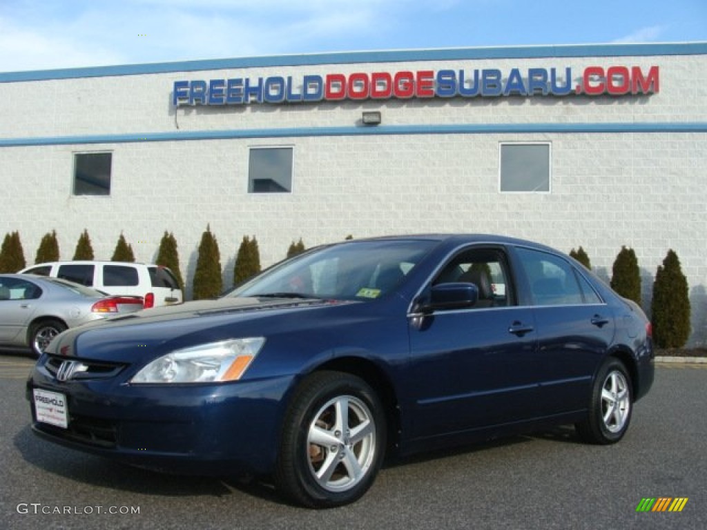 2005 Accord EX-L Sedan - Eternal Blue Pearl / Gray photo #1