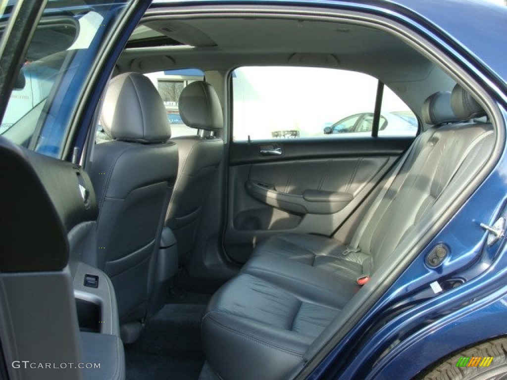 2005 Accord EX-L Sedan - Eternal Blue Pearl / Gray photo #7