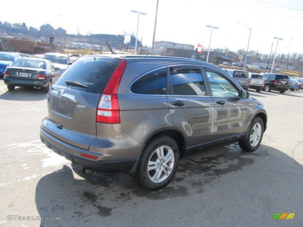 2010 CR-V EX AWD - Urban Titanium Metallic / Black photo #6