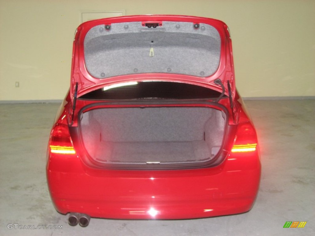 2008 3 Series 328i Sedan - Crimson Red / Black photo #9