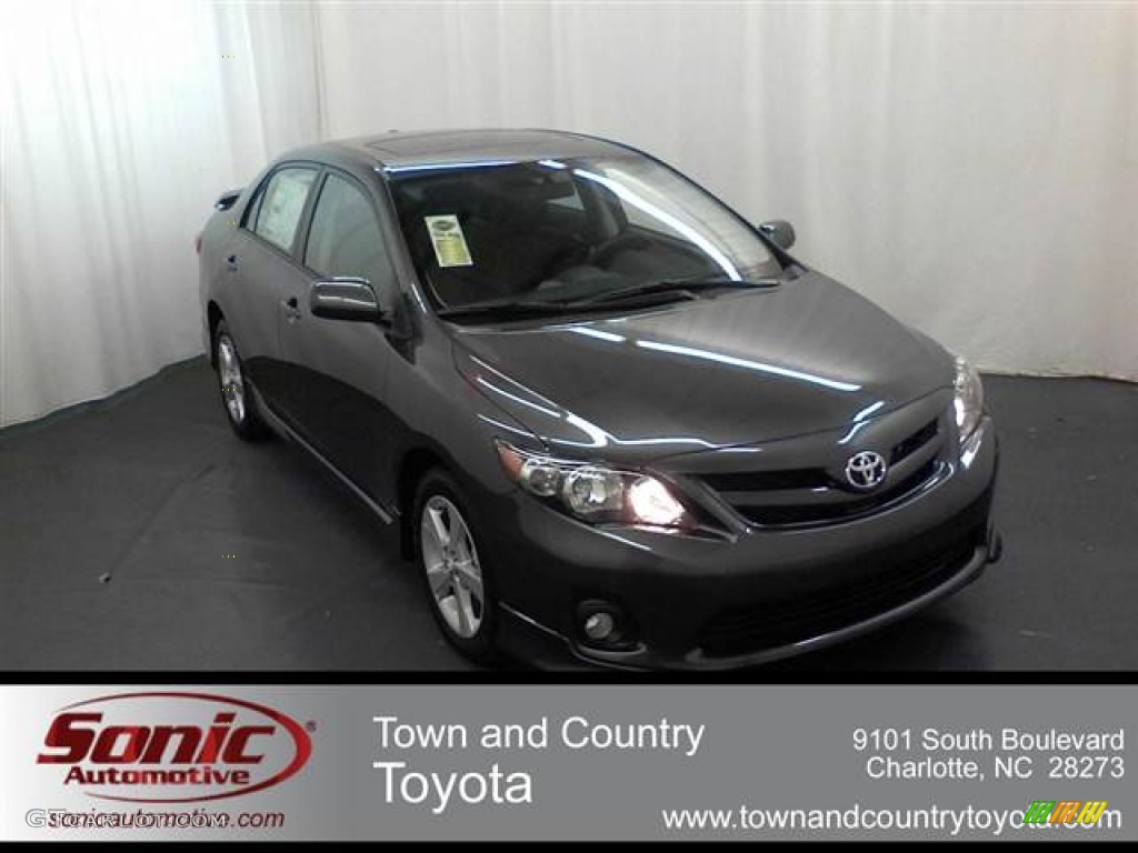 2012 Corolla S - Magnetic Gray Metallic / Dark Charcoal photo #1