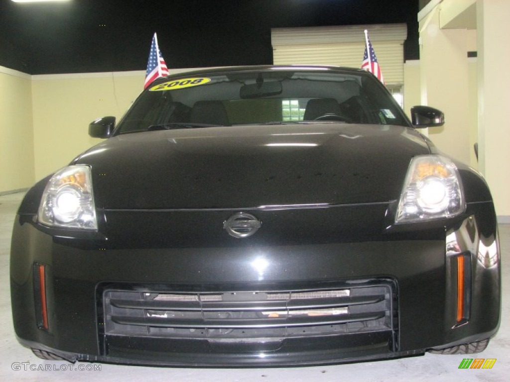 2008 350Z Coupe - Magnetic Black / Carbon photo #8