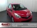2012 Absolutely Red Toyota Yaris L 3 Door  photo #1