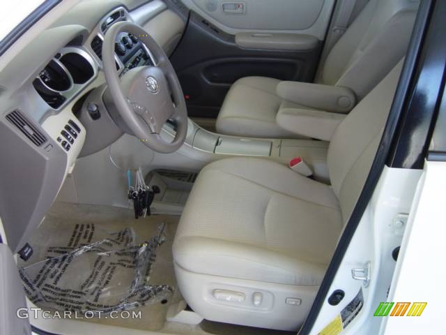 2006 Highlander Hybrid 4WD - Super White / Ivory Beige photo #18