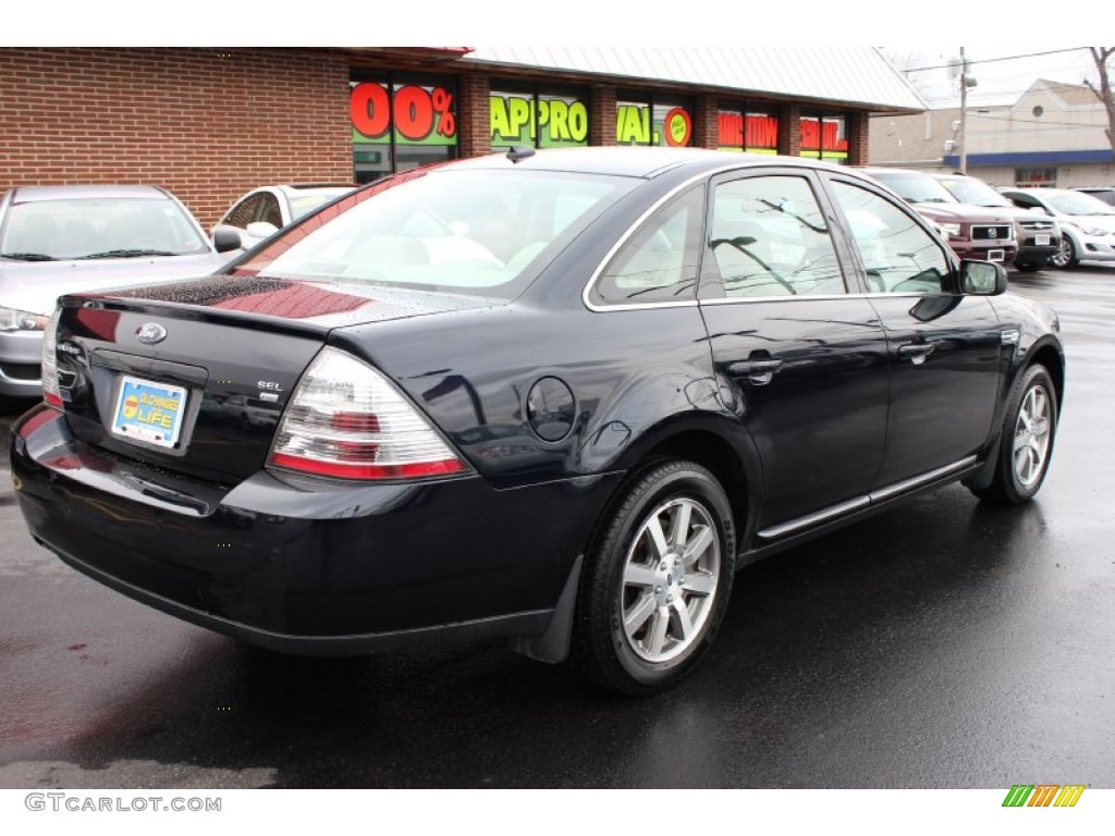 2008 Taurus SEL AWD - Dark Ink Blue Metallic / Medium Light Stone photo #2