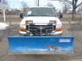 2000 Oxford White Ford F350 Super Duty Lariat Crew Cab 4x4 Plow Truck  photo #3