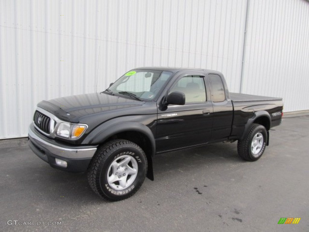 2004 Tacoma V6 TRD Xtracab 4x4 - Black Sand Pearl / Charcoal photo #1