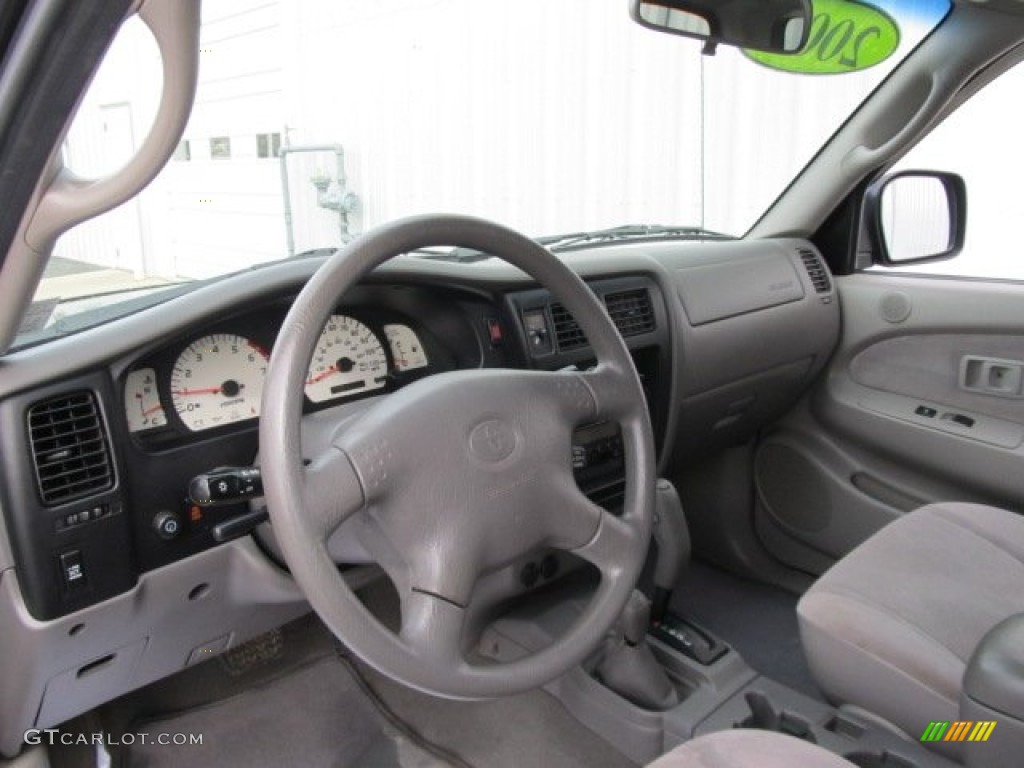 2004 Toyota Tacoma V6 TRD Xtracab 4x4 Charcoal Dashboard Photo #61356985