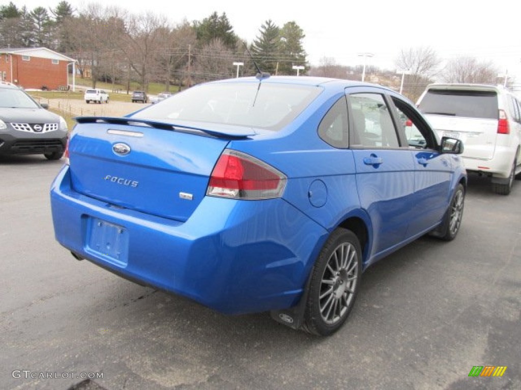 2010 Focus SES Sedan - Blue Flame Metallic / Charcoal Black photo #6