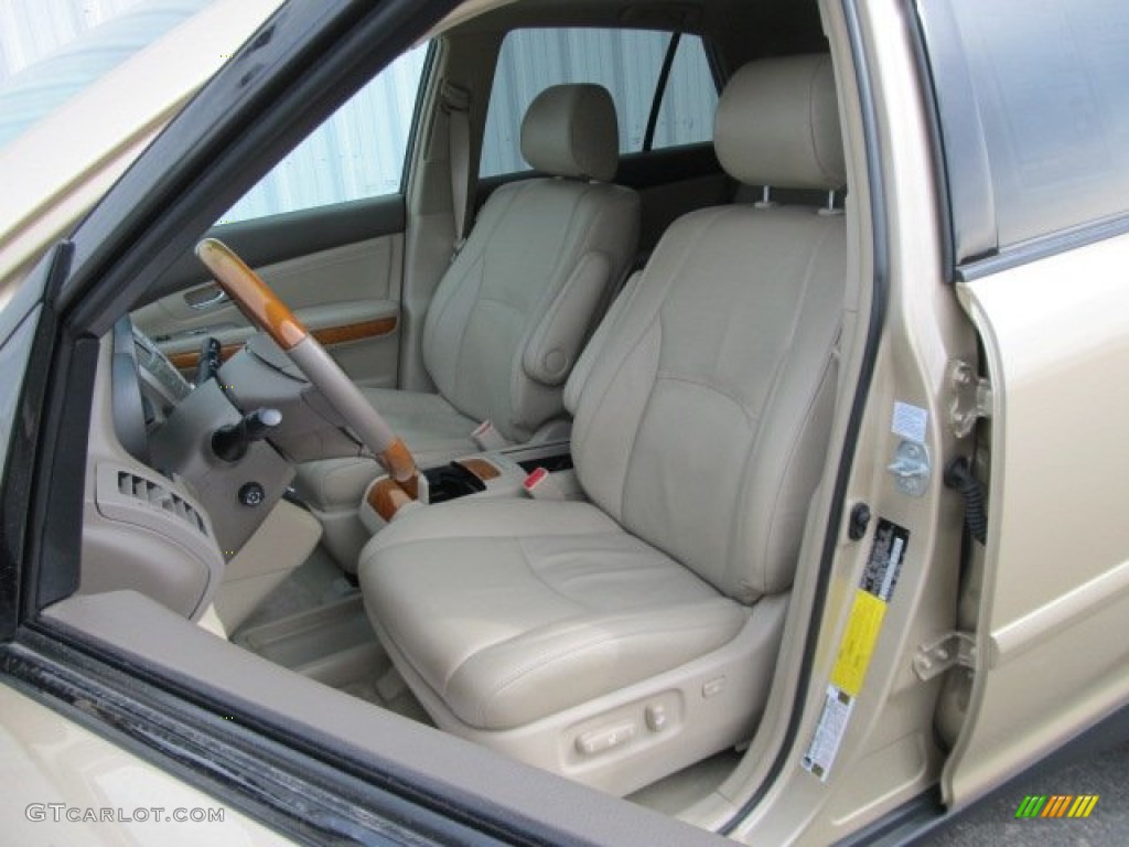 Parchment Interior 2009 Lexus RX 350 AWD Photo #61357721