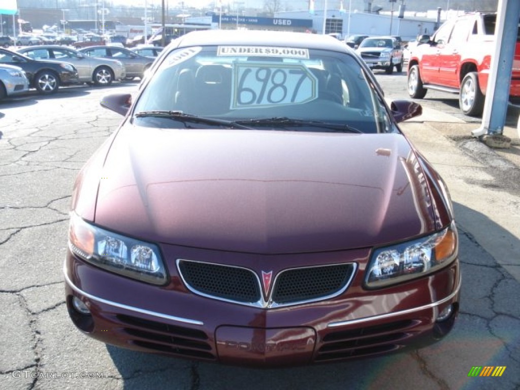 2001 Bonneville SE - Maple Red Metallic / Taupe photo #3