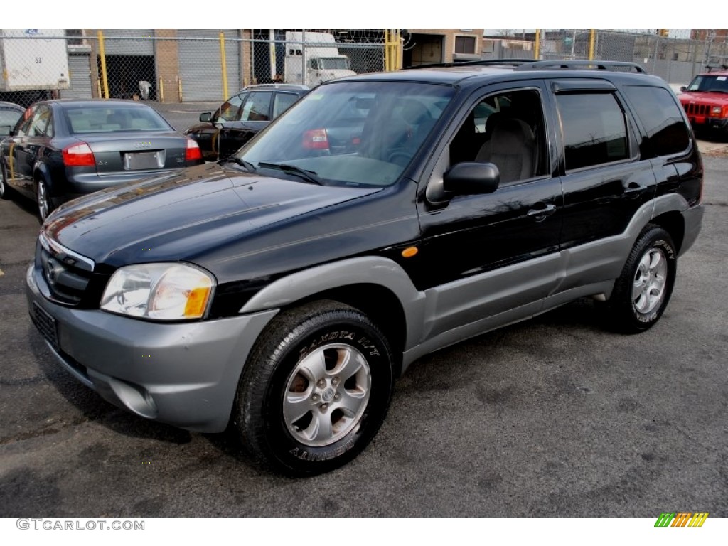 2001 Tribute ES V6 4WD - Black / Gray photo #4