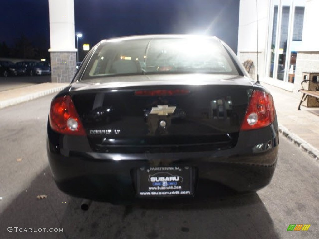 2007 Cobalt LT Sedan - Black / Gray photo #6