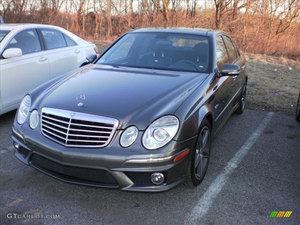 2008 E 63 AMG Sedan - Flint Grey Metallic / Black photo #3