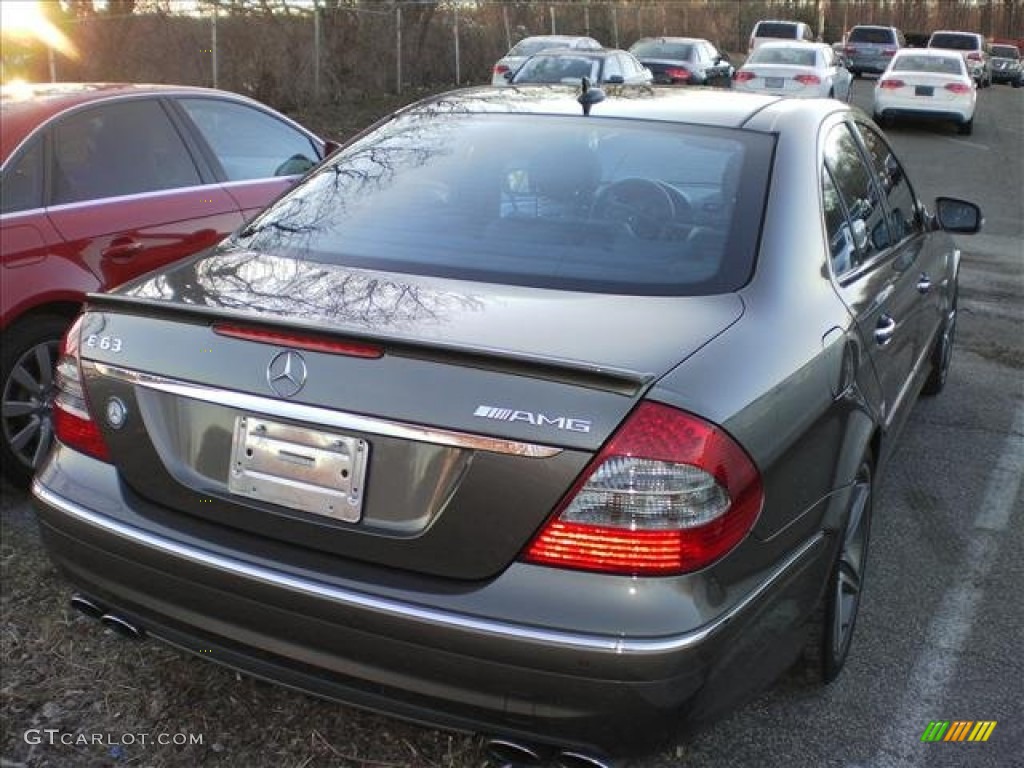 2008 E 63 AMG Sedan - Flint Grey Metallic / Black photo #8