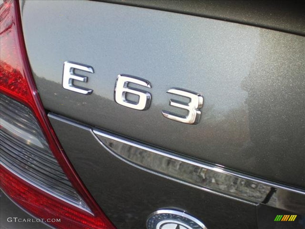 2008 E 63 AMG Sedan - Flint Grey Metallic / Black photo #9