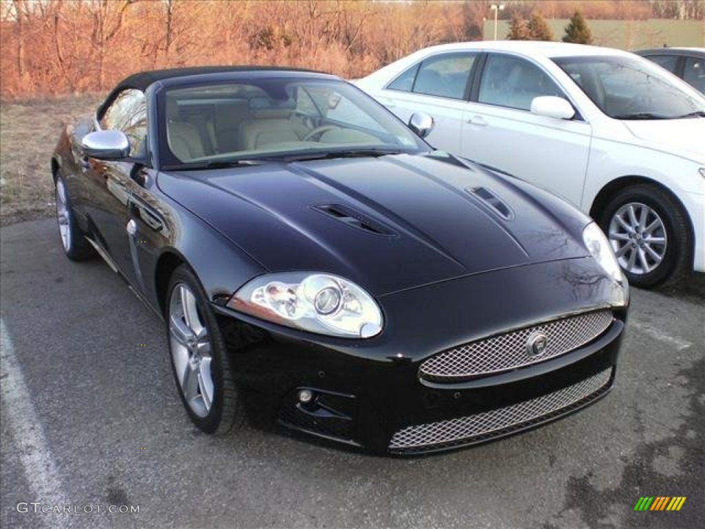 Ultimate Black 2009 Jaguar XK XKR Convertible Exterior Photo #61360082