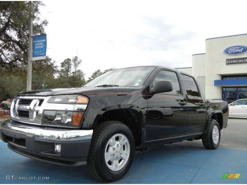 2008 i-Series Truck i-370 LS Extended Cab - Onyx Black / Ebony photo #1